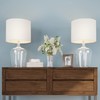Hastings Home Hastings Home Cloche Style Glass Table Lamp Set 367118VVE